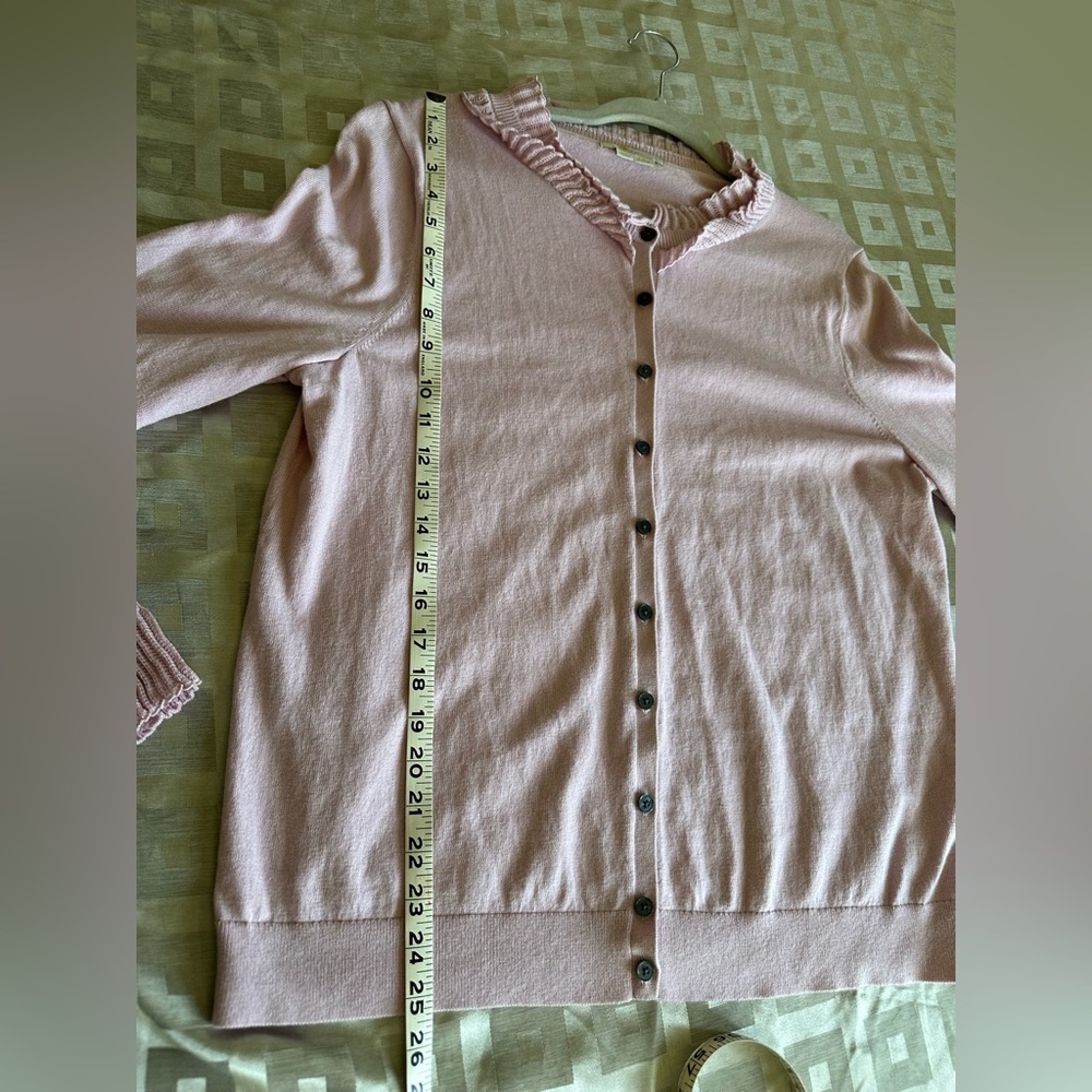 Boden Cardigan Womens Pink Wool Cotton Sweater size US 16/18 - Picture 9 of 10